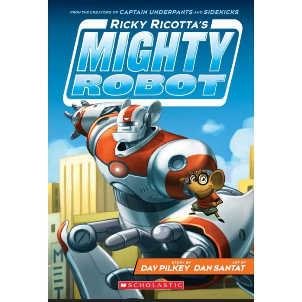 Ricky Ricotta's Mighty Robot Paperback Featuring Flip-O-Rama! Like New